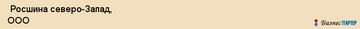  Росшина северо-Запад, ООО , Санкт-Петербург