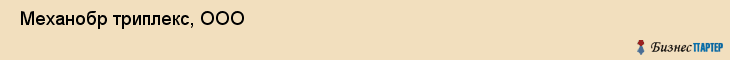  Механобр триплекс, ООО , Санкт-Петербург