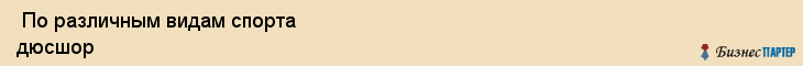  По различным видам спорта дюсшор , Санкт-Петербург