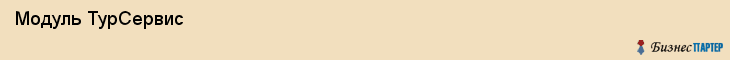  Модуль ТурСервис , Санкт-Петербург