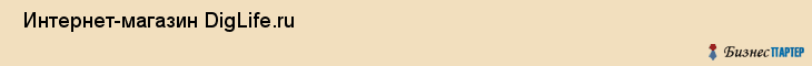  Интернет-магазин DigLife.ru , Санкт-Петербург