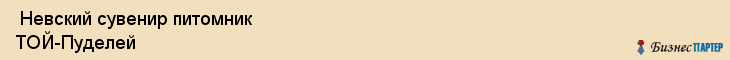  Невский сувенир питомник ТОЙ-Пуделей , Санкт-Петербург