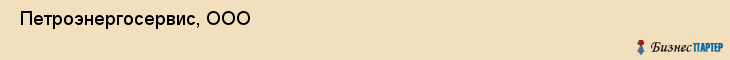  Петроэнергосервис, ООО , Санкт-Петербург